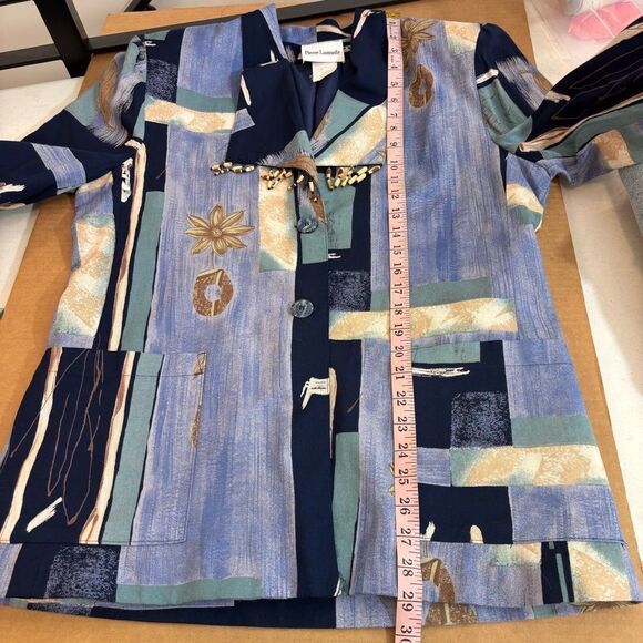 Pierre Lamonte Vintage Blazer Art To Wear Size 12 - Picture 16 of 16